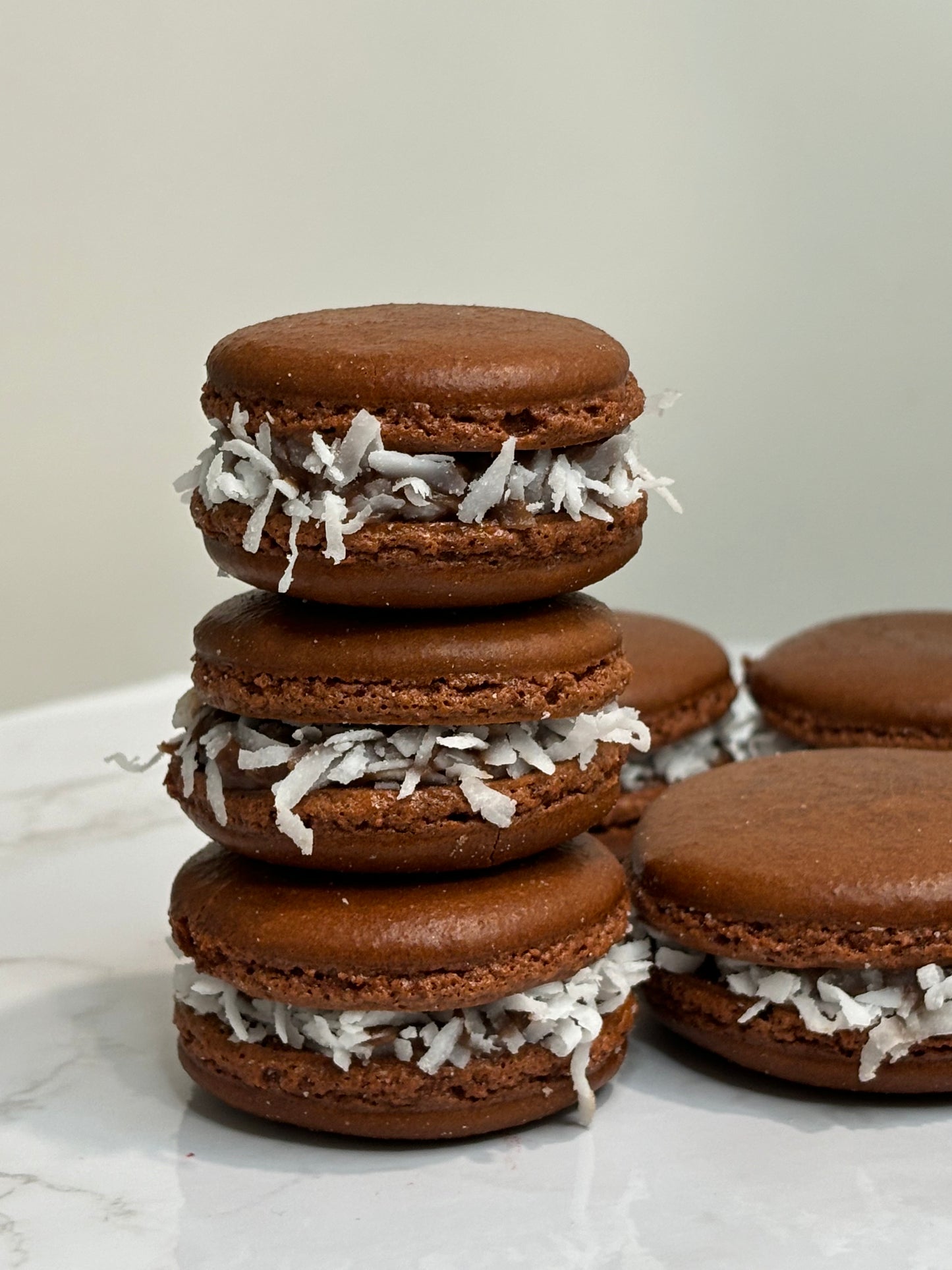 Coconut Macarons